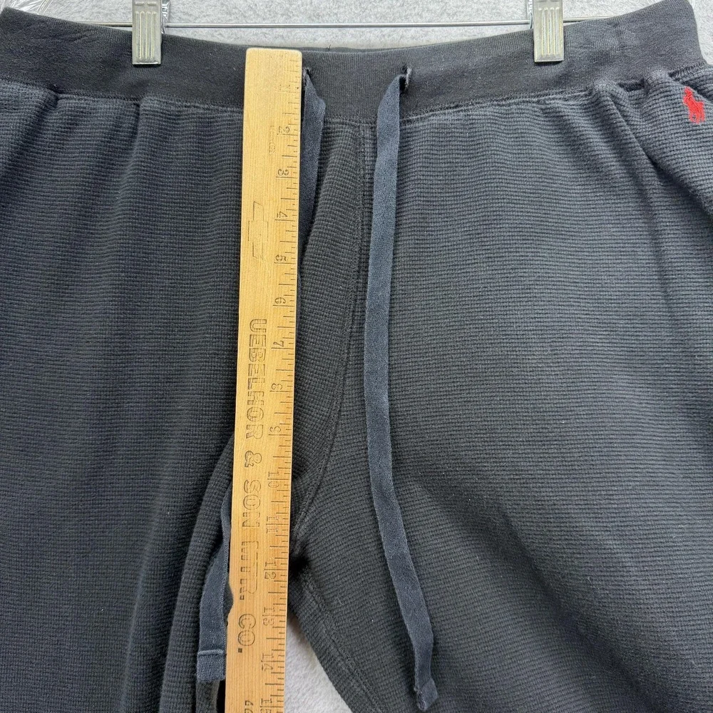 Polo by Ralph Lauren Black Sweatpants with Red Pony